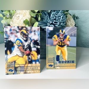 Vintage 1998 Rams Los Angeles Football Trading Cards